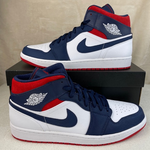 Jordan Other - Nike Air Jordan 1 Mid SE USA Olympic